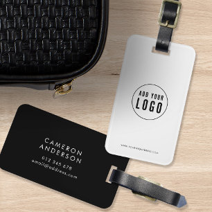 Add Logo Modern Corporate Business Custom Colours Luggage Tag
