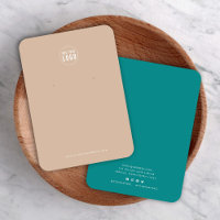 Add Logo Modern Custom Colour Earring Display Card
