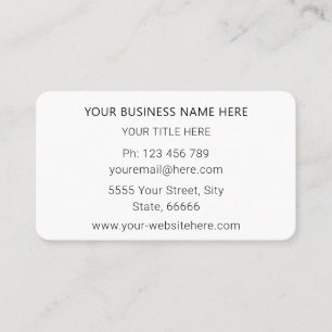 Add Logo, Name,Title,Phone,E-mail,Address,Website Business Card