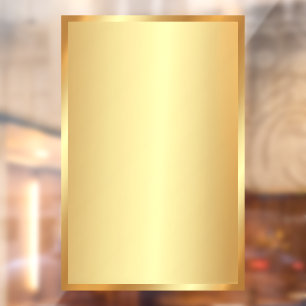 Add Logo QR Code Text Blank Background Template Window Cling