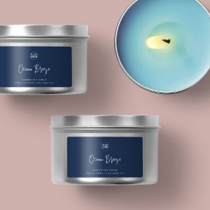 Add Logo Script Custom Colour Minimalist Product Label