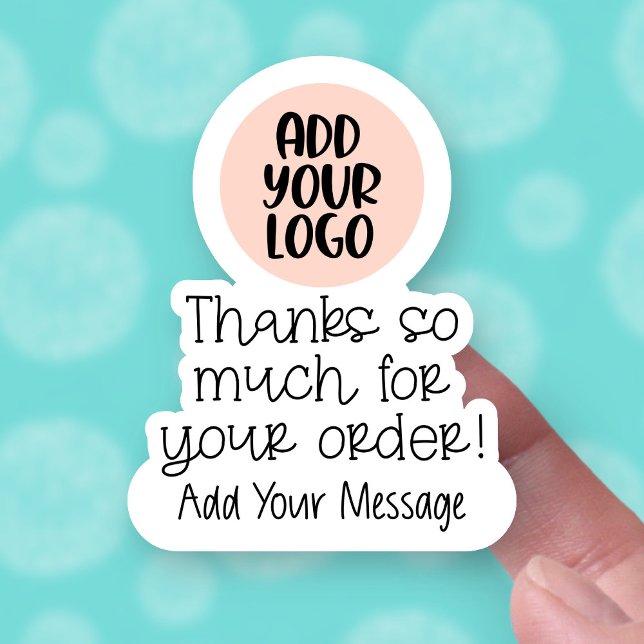 Add Logo Thanks for Your Order Small Business (Creator Uploaded)