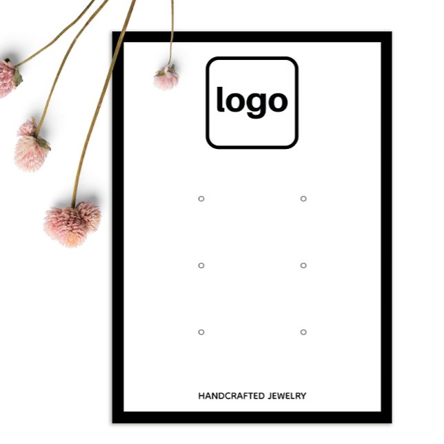 Add Logo Three Earring Sets Black Border (Creator Uploaded)