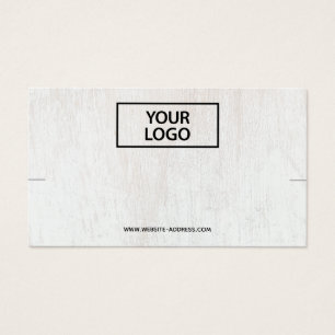  Add Logo Weathered White Wood  Bracelet Display