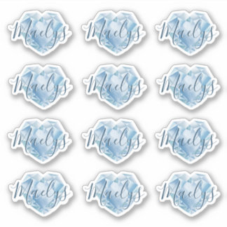  Add Monogram Or Name Cute Heart Diamond Fun Girly