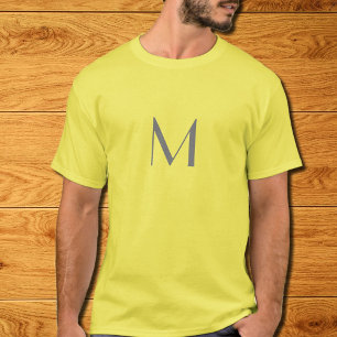 add monogram -  yellow T-Shirt