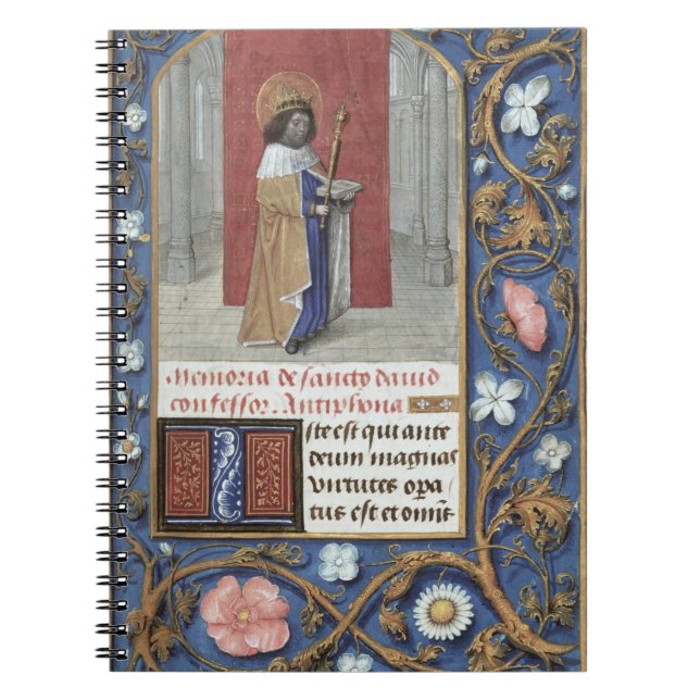 Add Ms 54782 f.40 St. David, from the Hastings Hou Notebook (Front)