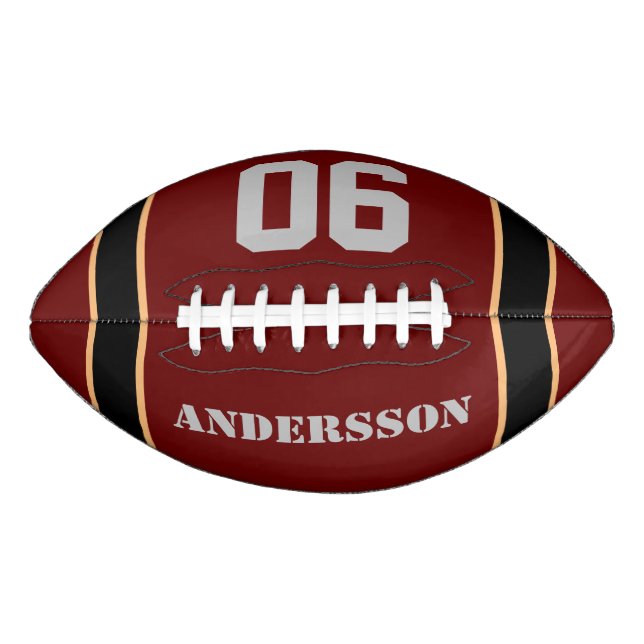 Add Name and Number American Football (Front)