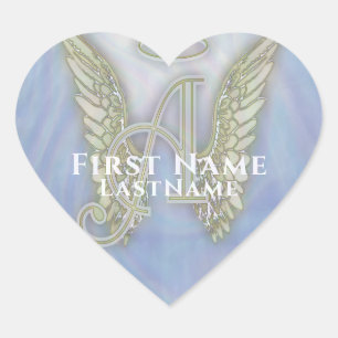 Add Name Angel Memorial Sticker