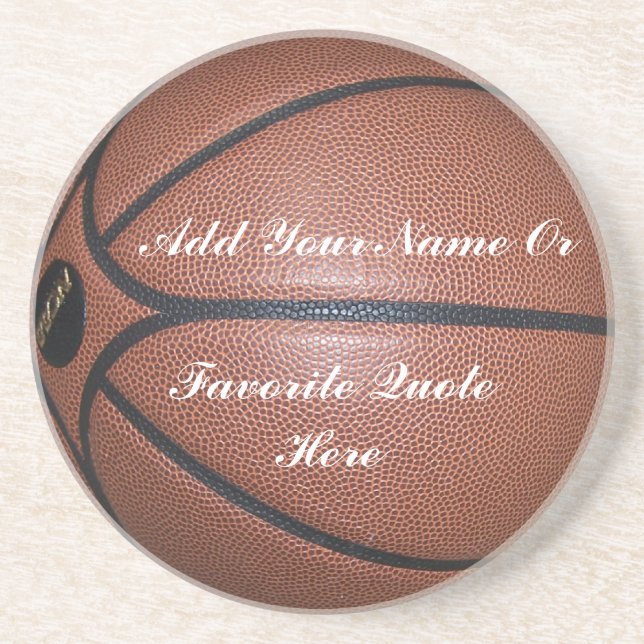 ADD NAME BASKETBALL-COASTER.. COASTER (Front)