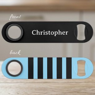 Add name black and blue