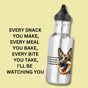 Add Name Change ALL Text, Every Snack Watching You 532 Ml Water Bottle