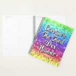 Add Name Change Any Text She Shed Sparkle Rainbow  Planner<br><div class="desc">Add the Name & Text you want to this great She Shed Design - See my store for more great She Shed Gifts.</div>