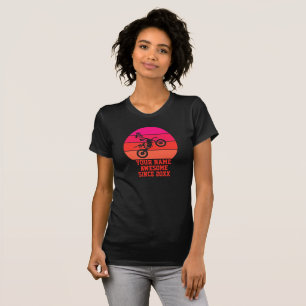 Add Name Change Text Awesome Since 20xx Dirt Bike  T-Shirt