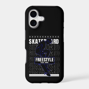 Add Name Change Text Freestyle Skateboard Rider