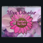 Add Name Change Text She Shed Pink Sunflower 20xx  Calendar<br><div class="desc">Change the Name on this Great She Shed Design - The Name & Text Will Change on ALL the PAGES as you change on the first one - - See my store for more great She Shed Gift Ideas.</div>
