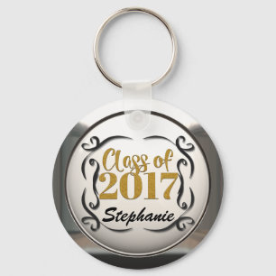 Add Name Class Of 2017 Graduation Keychain