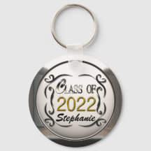 Add Name Class Of 2022 Graduation Keychain