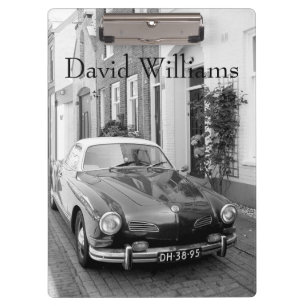 Add name Classic car Karmann Ghia Clipboard