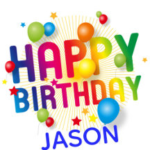 Add NAME Colourful Balloons Boy Happy Birthday Gif