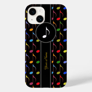 add name/colourful music notes Case-Mate iPhone 14 case