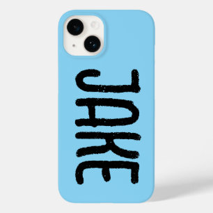 ADD NAME CUSTOM IPHONE CASE BLUE
