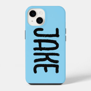 ADD NAME CUSTOM IPHONE CASE BLUE