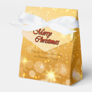 Add Name Edit Text Matching Christmas Favour Box