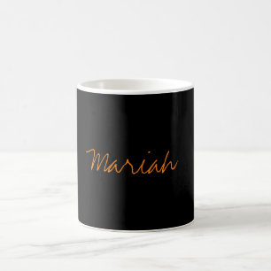 Add Name Elegant Creative Classical Handwriting Coffee Mug