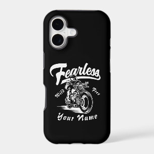 Add Name Fearless Wild Free Motorcycle