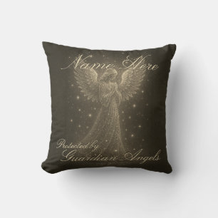 Add Name Guardian Angel Cushion