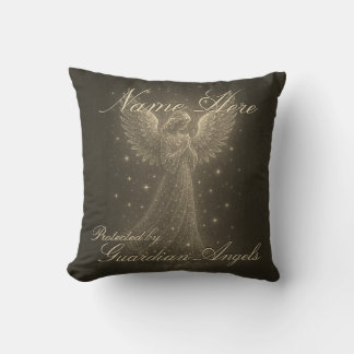 Add Name Guardian Angel Cushion