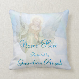 Add Name Guardian Angel Pillow