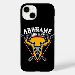 ADD NAME Hunter Elk Skull Big Antlers Deer Hunting Case-Mate iPhone 14 Case