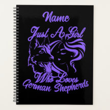 Add Name - Just a Girl Who Loves German Shepherds