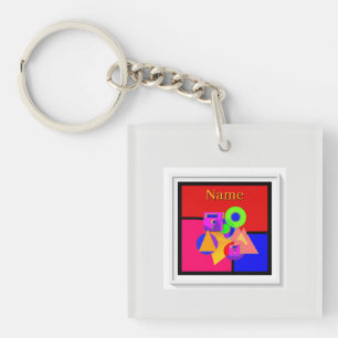 Add Name Media Memorabilia Key Ring