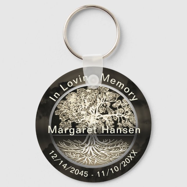 Add Name | Memorial Key Ring (Front)