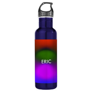 Add Name Neon of Blue, Purple, Green & Orange 710 Ml Water Bottle