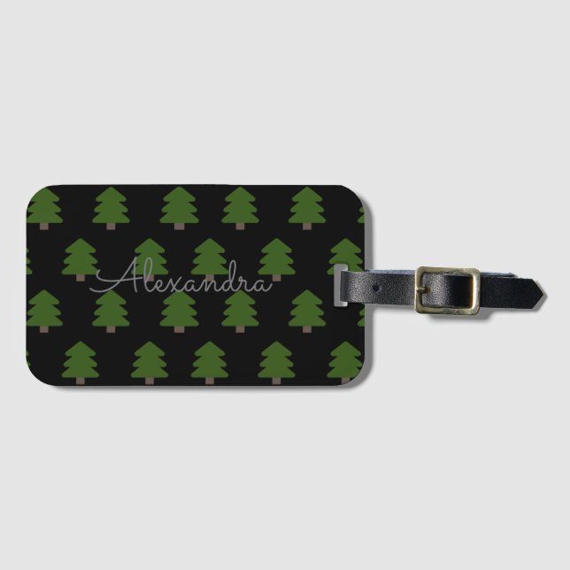 Add name Personalised Christmas Special Luggage Tag (Front Horizontal)