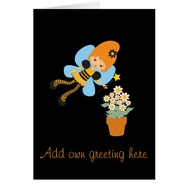 Add name Pretty Girly Fairy Princess Cards - Pinks (Front)