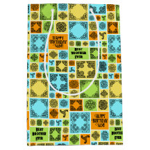 Add Name & Relationship Birthday Orange & Green