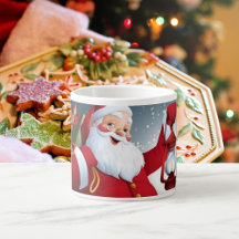 Add Name Santa with Toys Classic SMALL Cup