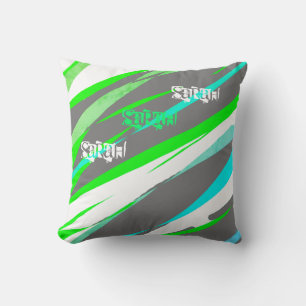 Add Name Sarah Pastel Colours Cushion Pillow
