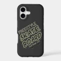 Add Name Style City Text Freestyle Skate Board