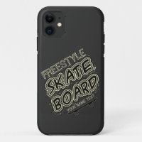 Add Name Style City Text Freestyle Skate Board