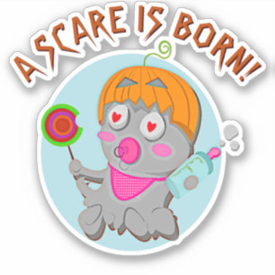 Add Name Text, A Scare Is Born, Baby Monster