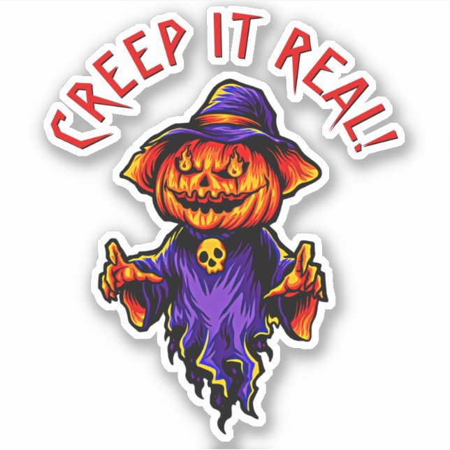 Add Name Text, Creep It Real! Phrase Saying Quote  (Front)