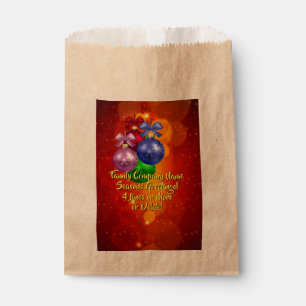 Add Name Text Matching Christmas Favour Bags