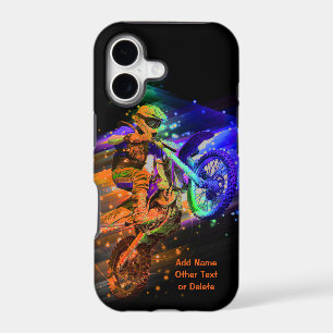 Add Name Text (or Delete) Motocross Bike Rider