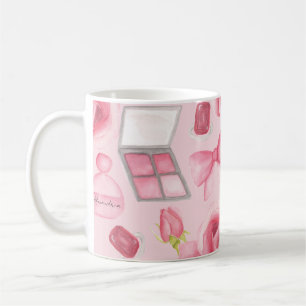 Add Name to Perfume Girly Coquette Personalised Coffee Mug